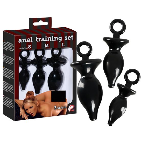 You2Toys - Black Anal Training Set - 3 Pieces