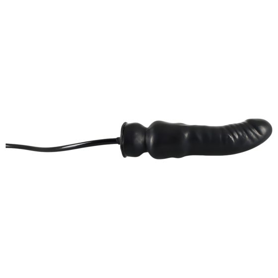 LATEX - Inflatable Dildo (Black)