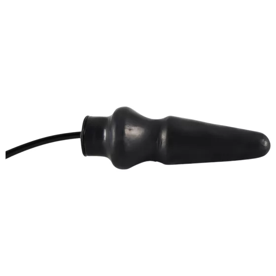 Late X inflatable large anal plug (black)