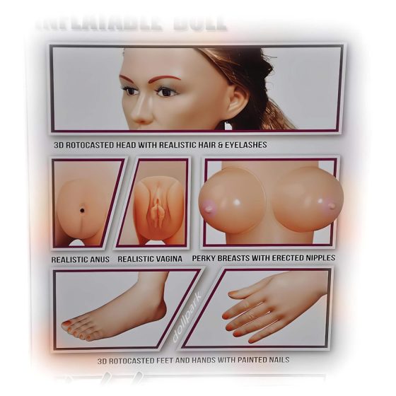 Antonya Vidra - Inflatable Doll with Raised Leg