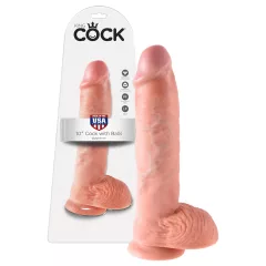 King Cock 10 Large Realistic Dildo (Natural)"