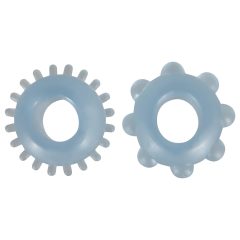 You2Toys - Duo Penis Rings (Clear Blue)