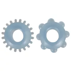You2Toys - Duo Penis Rings (Clear Blue)