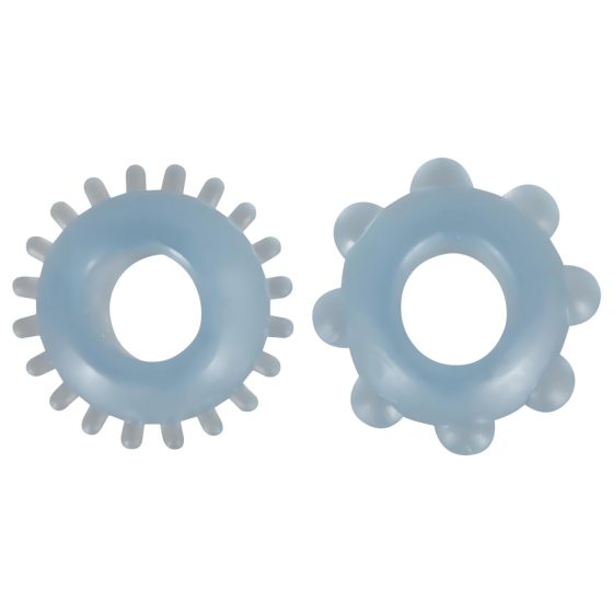 You2Toys - Duo Penis Rings (Clear Blue)