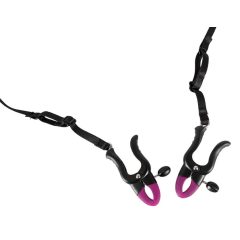   Bad Kitty - Labiaphragm tweezers with waistband - purple-black (S-L)