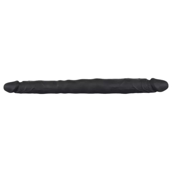 Bad Kitty - silicone double dildo (black)