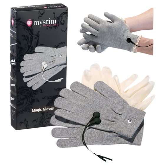 Mystim Magic Gloves - Electro Stimulation Gloves (1 Pair)