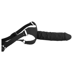 You2Toys - Silicone Strap-On - strap-on dildo (black)