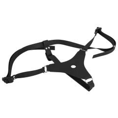 You2Toys - Silicone Strap-On - strap-on dildo (black)