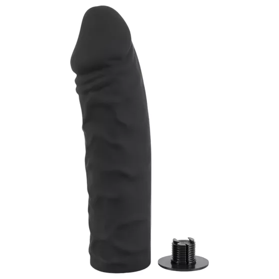 You2Toys - Silicone Strap-On - strap-on dildo (black)