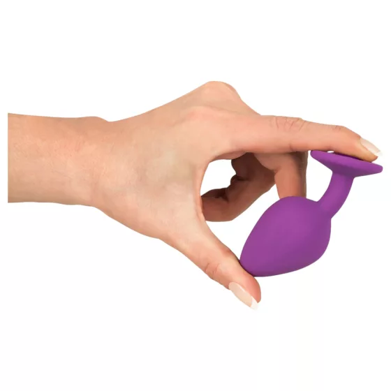 You2Toys - Colourful JOY - silicone anal plug - medium (purple)
