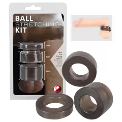 You2Toys - Gray Ball Penis Ring & Stretcher Set