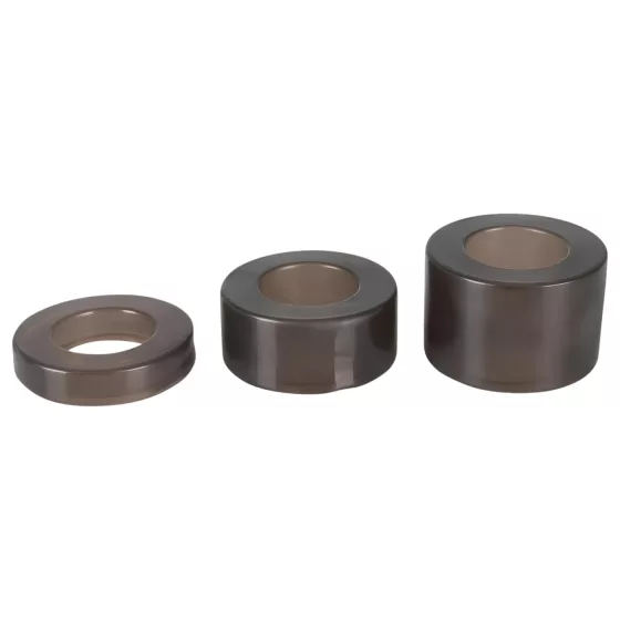 You2Toys - Gray Ball Penis Ring & Stretcher Set