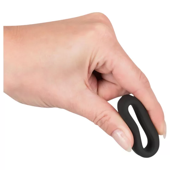 Black Velvet - Thick-Walled Penis Ring (2.6cm) - Black