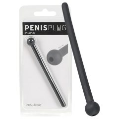   Dilator Piss Play - Hollow Silicone Urethral Expander (Black)