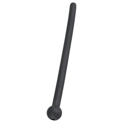   Dilator Piss Play - Hollow Silicone Urethral Expander (Black)