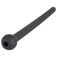   Dilator Piss Play - Hollow Silicone Urethral Expander (Black)