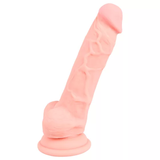 Medical-Grade Silicone Dildo (18cm) - Natural