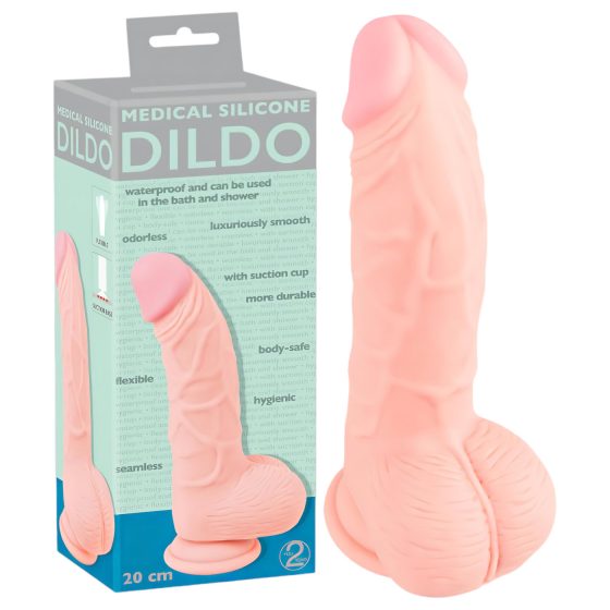 Medical - Silicone Dildo (8) - Natural"