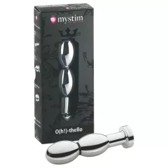 Mystim O(h!)-thello - Silver Electro Rounded Anal Plug