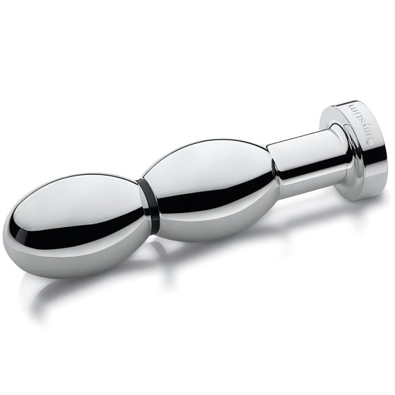 Mystim O(h!)-thello - Silver Electro Rounded Anal Plug