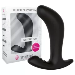 Mystim Twisting Tom - Black Electro Anal Dildo