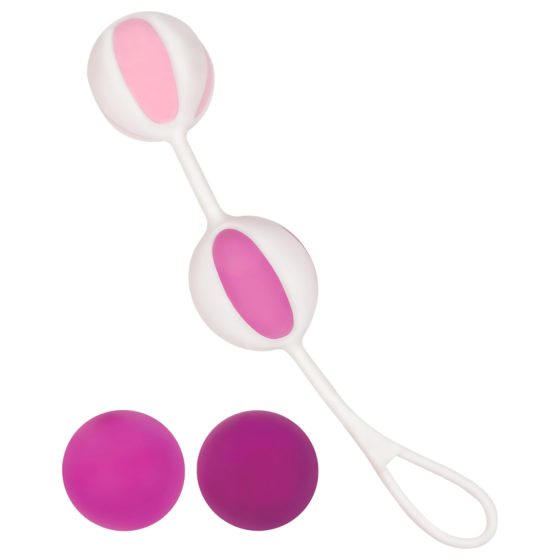 / Geisha Balls 2 - Adjustable Geisha Ball Set (Pink-White)