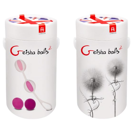 / Geisha Balls 2 - Adjustable Geisha Ball Set (Pink-White)