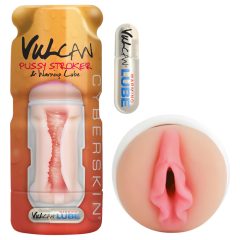   / Vulcan Stroker - Realistic Vagina + Warming Lubricant (Natural)
