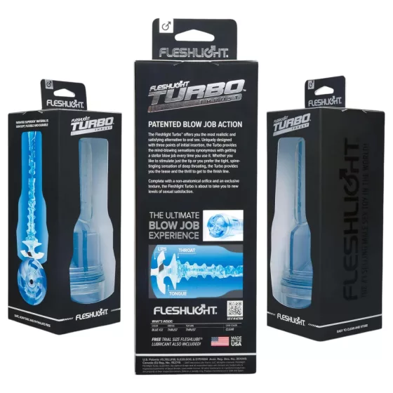 Fleshlight Turbo Thrust - Suction Stroker (Blue)