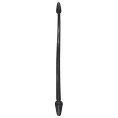 Rebel Double Plug - Black Twin Cone Anal Dildo