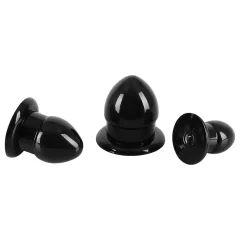   You2Toys - Stretching Plug Kit - anal plug set - 3 pcs (black)
