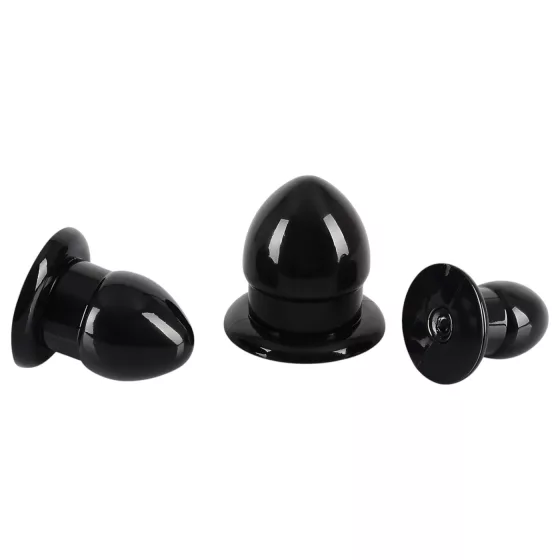You2Toys - Stretching Plug Kit - anal plug set - 3 pcs (black)