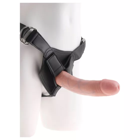 King Cock Strap-on 8 - Natural Dildo Attachment"