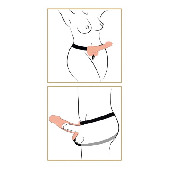 Fetish Strap-on 9 - Wearable Dildo (Natural)