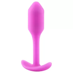   b-Vibe Snug Plug 1 - anal plug with internal weight (55 g, pink)