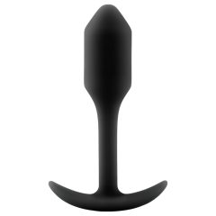   b-vibe Snug Plug 1 - anal plug with internal weight (55g) - black