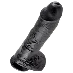 King Cock 10 Realistic Dildo (25 cm) - Black"