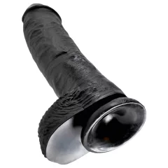 King Cock 10 Realistic Dildo (25 cm) - Black"