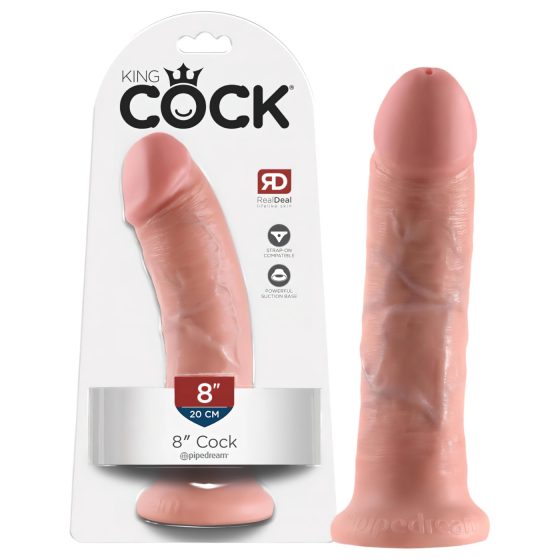King Cock 8 Dildo (20 cm) - Natural"