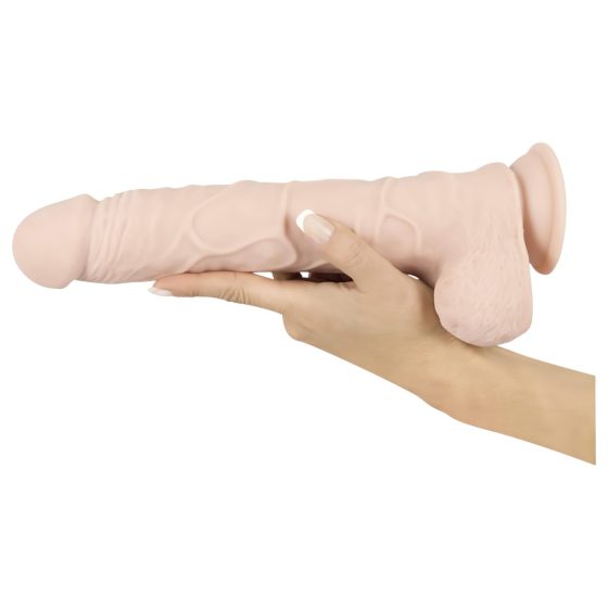 Nature Skin - Realistic Suction Cup Dildo - Large Natural