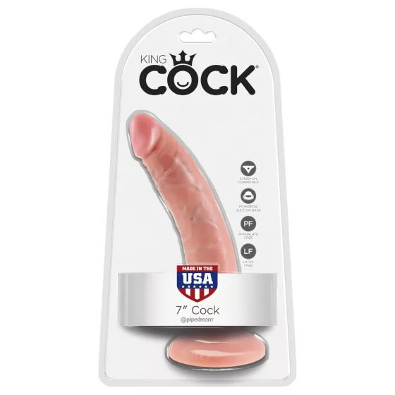 King Cock 7 Dildo (18 cm) - Natural"