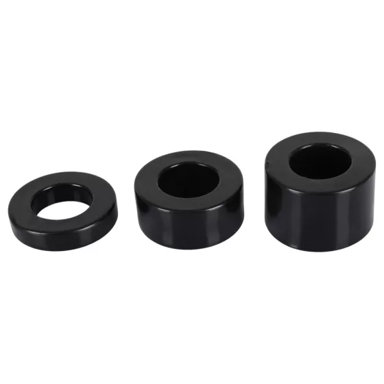 Rebel Ball - Black Penis Ring & Stretcher Set
