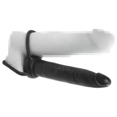 Analfantasy Double Trouble - Strap-On Anal Dildo (Black)