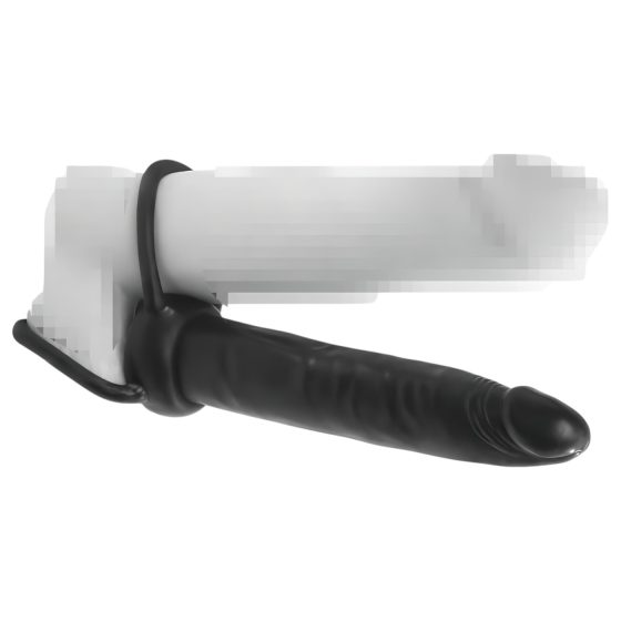Analfantasy Double Trouble - Strap-On Anal Dildo (Black)