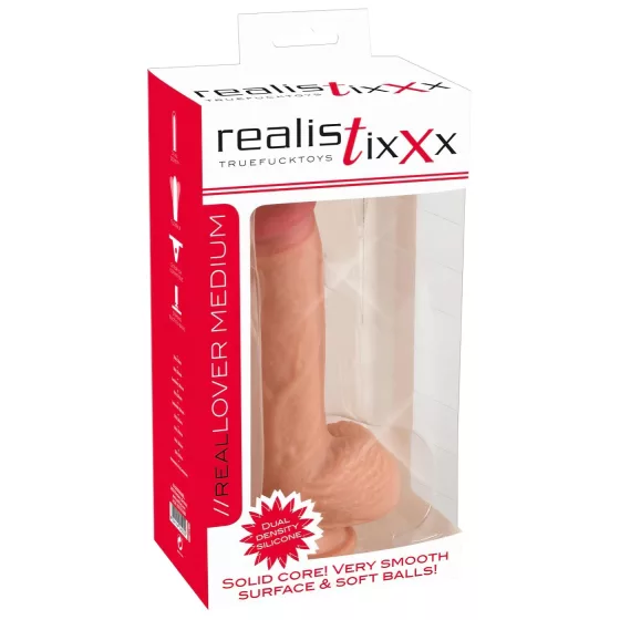 Realistixxx - Lifelike Suction Cup Dildo (22cm) - Natural