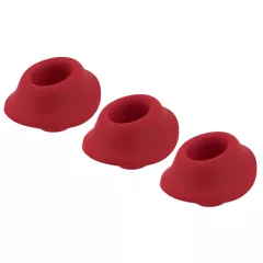   Womanizer Premium S - Replacement Suction Heads Set - Red (3 pcs)