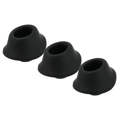   Womanizer Premium M - Replacement Suction Head Set - Black (3 pcs)
