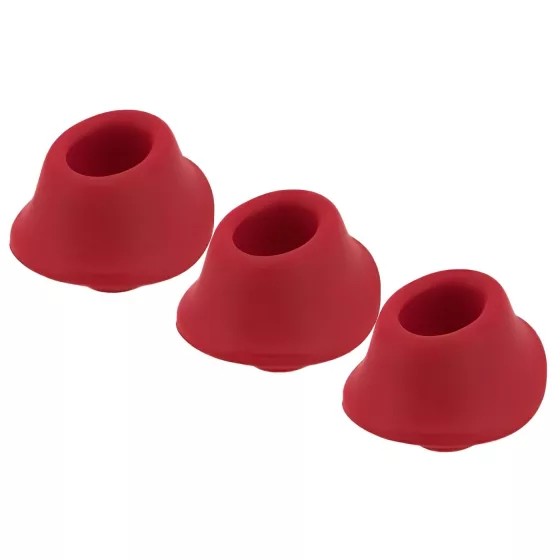 Womanizer Premium M Replacement Suction Set - Red (3 pieces)