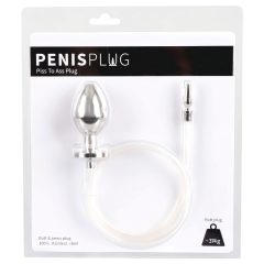Hollow Anal Plug with Urethral Expander""
